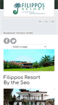 Mobile Screenshot of filipposresort.com